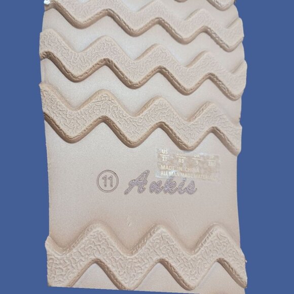 Ankis Womens Platform Ankle Boots With suede  Slip-On Style Chestnut Sz 11 - Picture 6 of 14